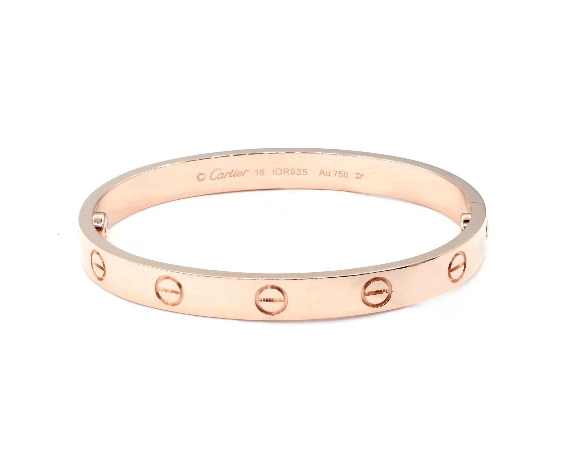 cartier rose gold love bracelet